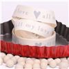 Order  All my love Ribbon - Cream/Grey